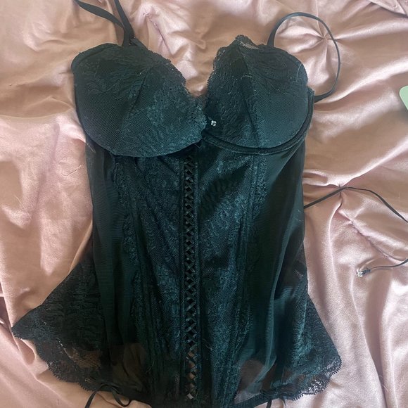 Other - Black Lace Corset Top